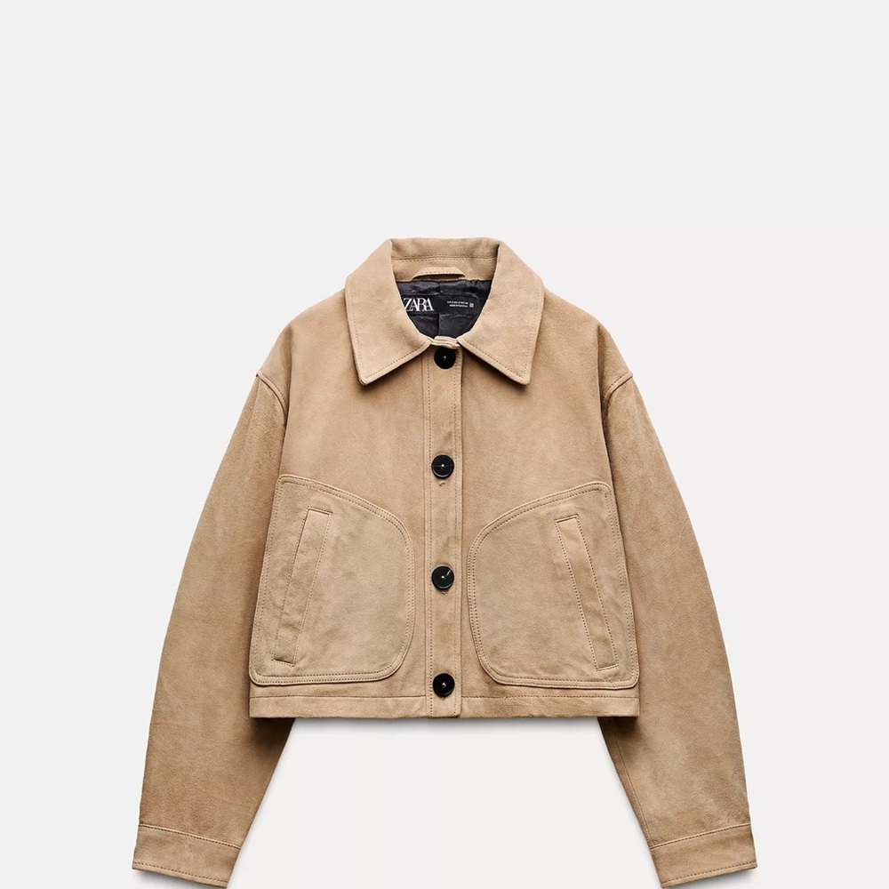 Zara 100% Suede Jacket